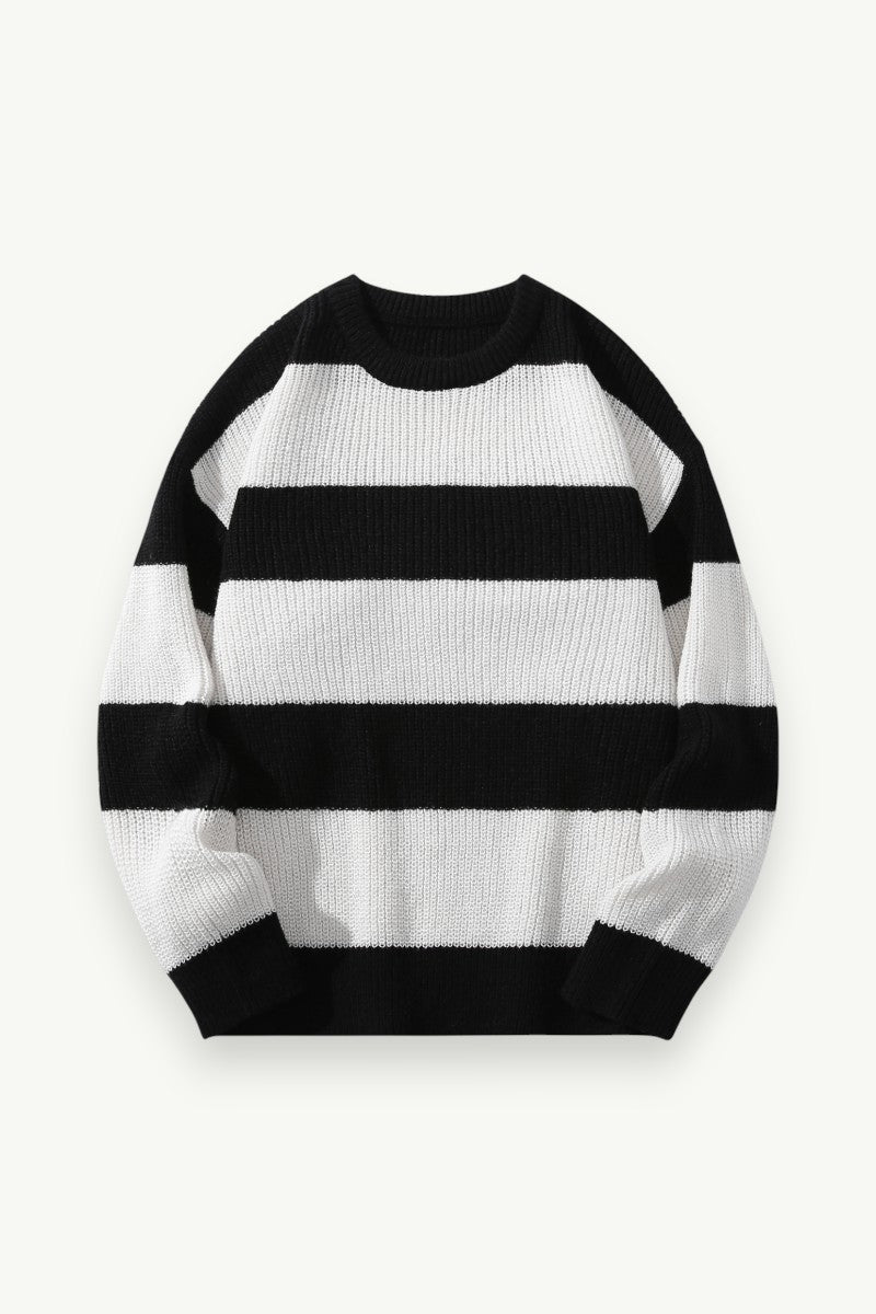 Loose-Fit Round-Neck Sweater