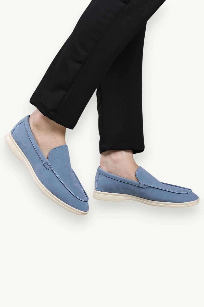 Retro British-Style Leather Loafers