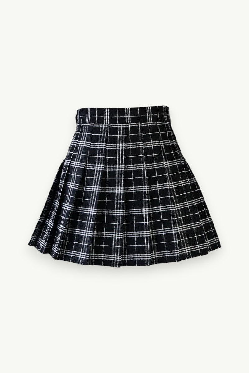 Harajuku Plaid Pleated Mini Skirt