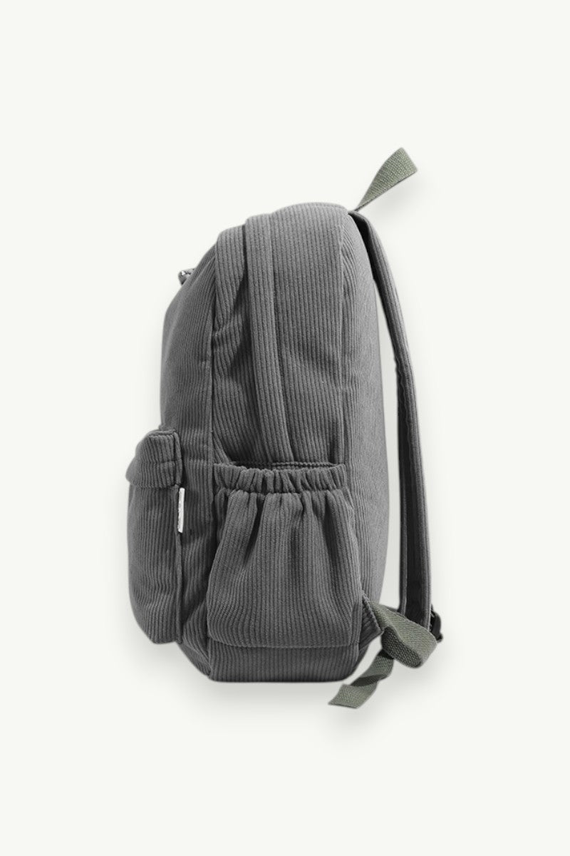 Large Capacity Corduroy Backpack