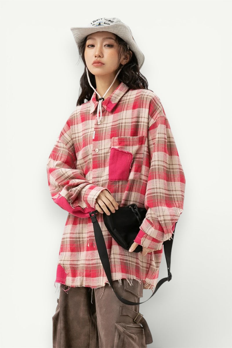 Pink Striped Elegant Shirt