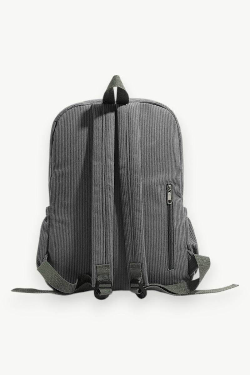 Large Capacity Corduroy Backpack