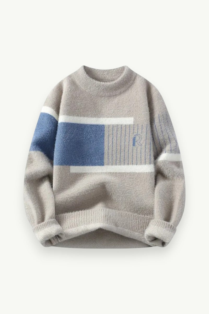 Street-Style Slim Fit Winter Knit Sweater