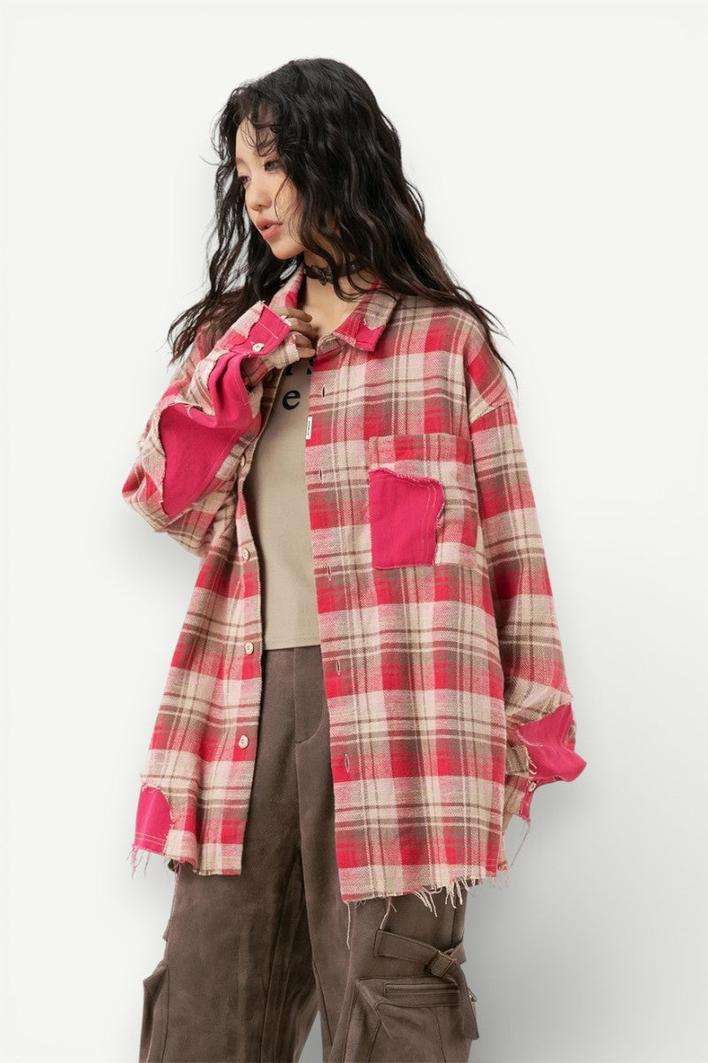 Pink Striped Elegant Shirt