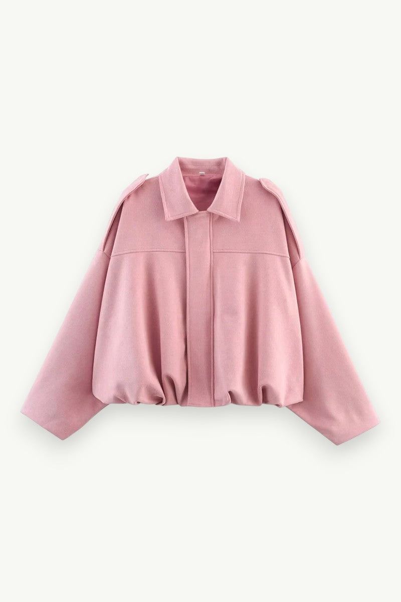 Vintage Preppy Bomber Jacket