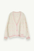 Heart-Button Knit Cardigan