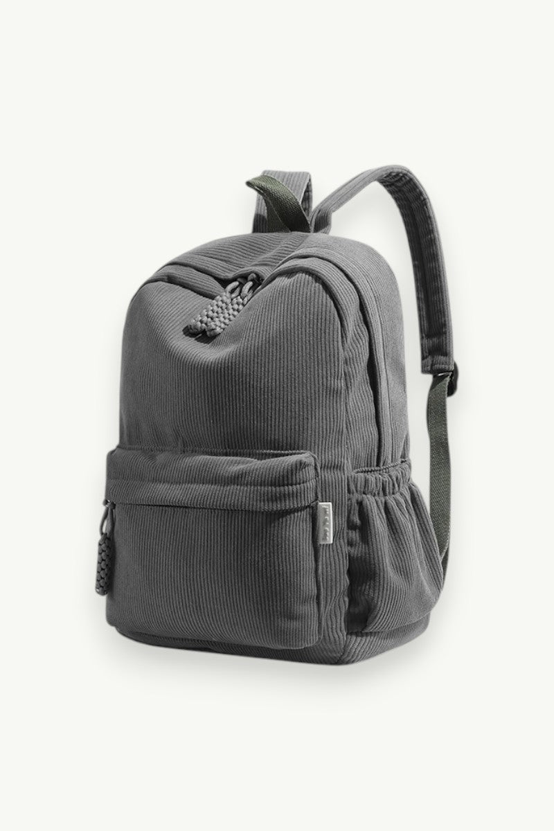 Large Capacity Corduroy Backpack
