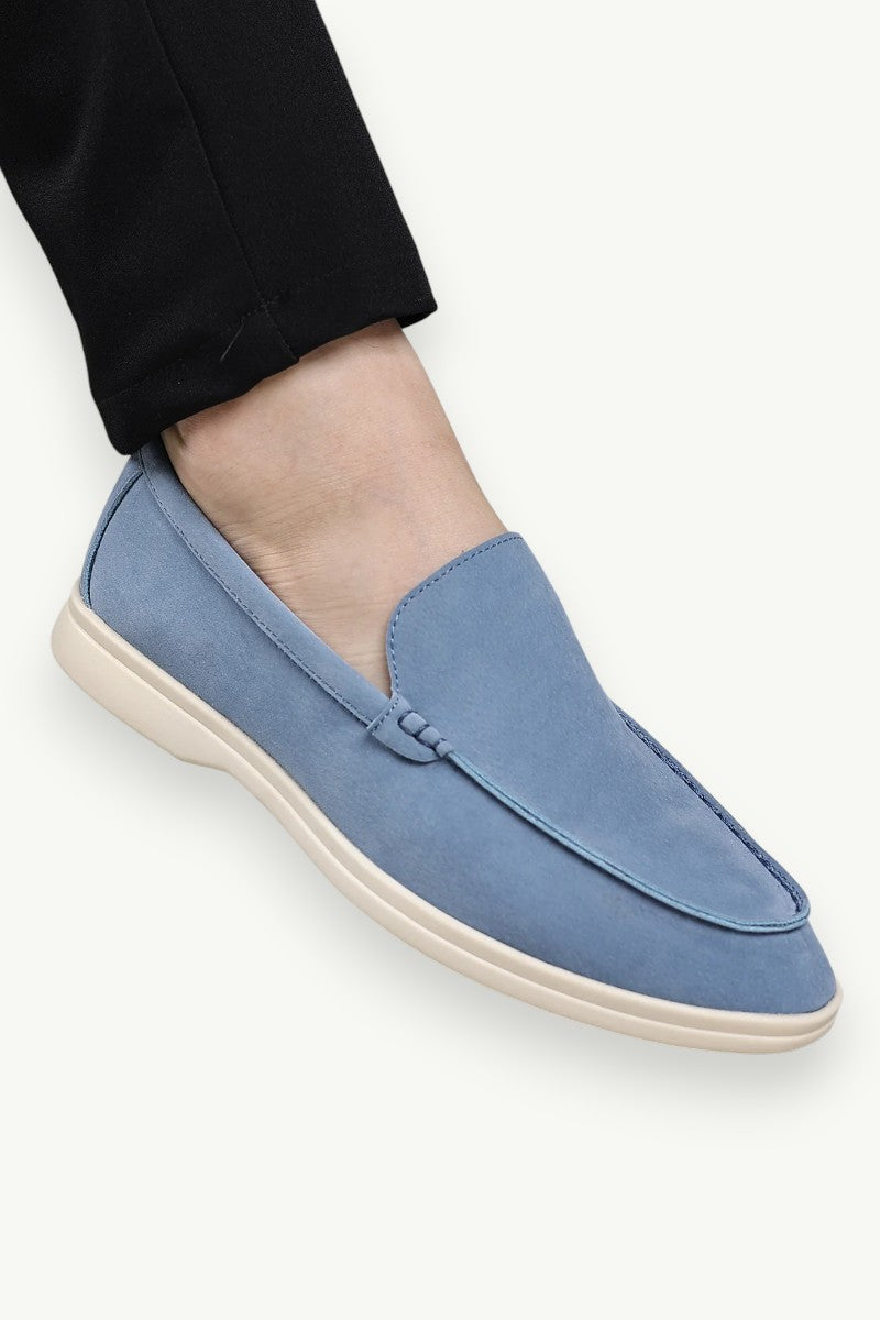 Retro British-Style Leather Loafers