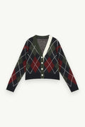 V-Neck Knit Pullover Sweater