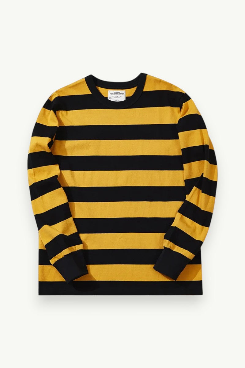 Heavyweight Striped Long-Sleeve T-Shirt