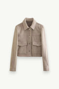 Elegant Pocketed Autumn Jacket