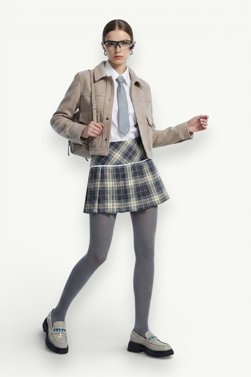 Elegant Pocketed Autumn Jacket