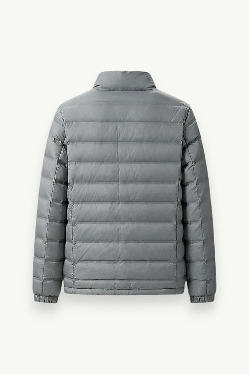 Duck Down Stand-Collar Puffer Jacket