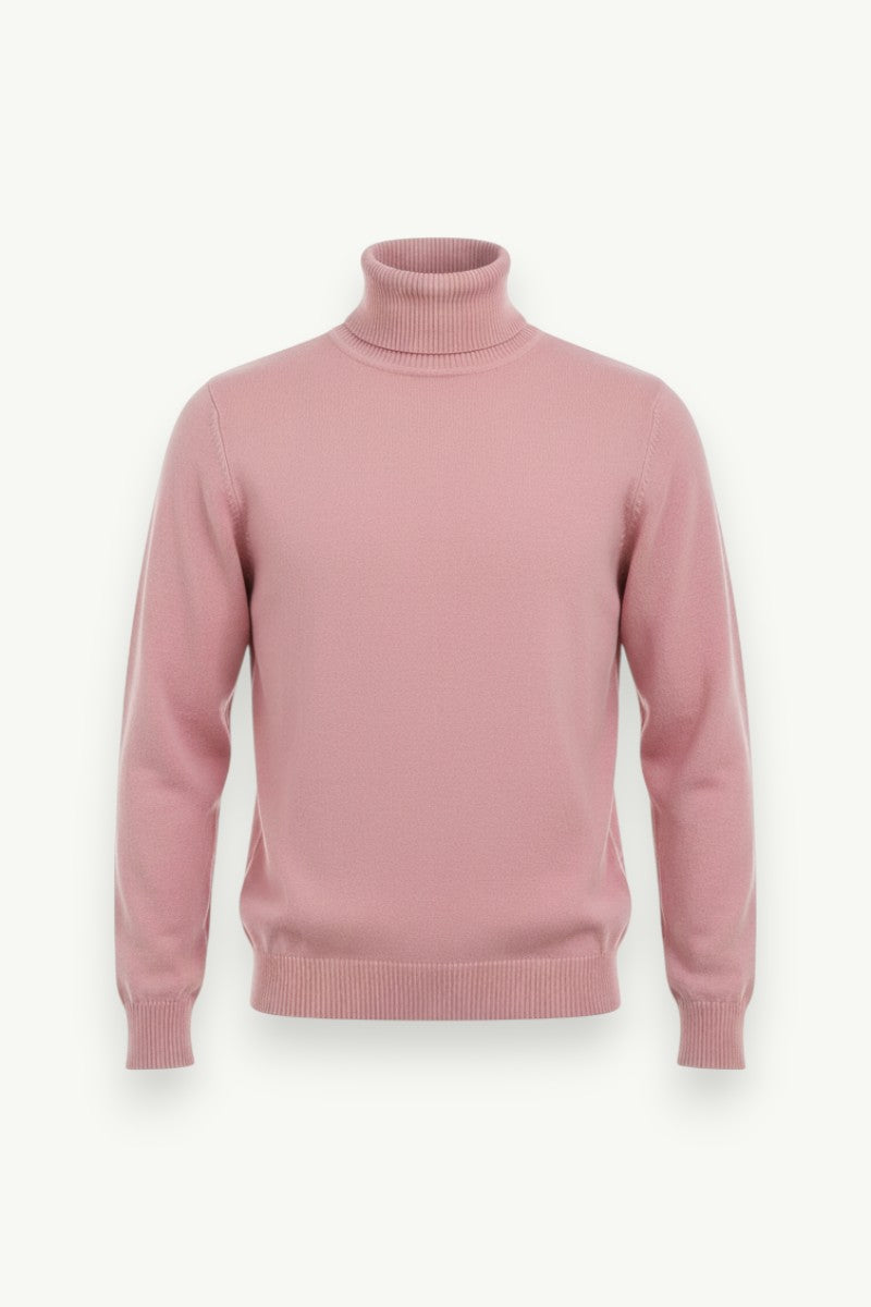 Classic Turtleneck Knit Pullover