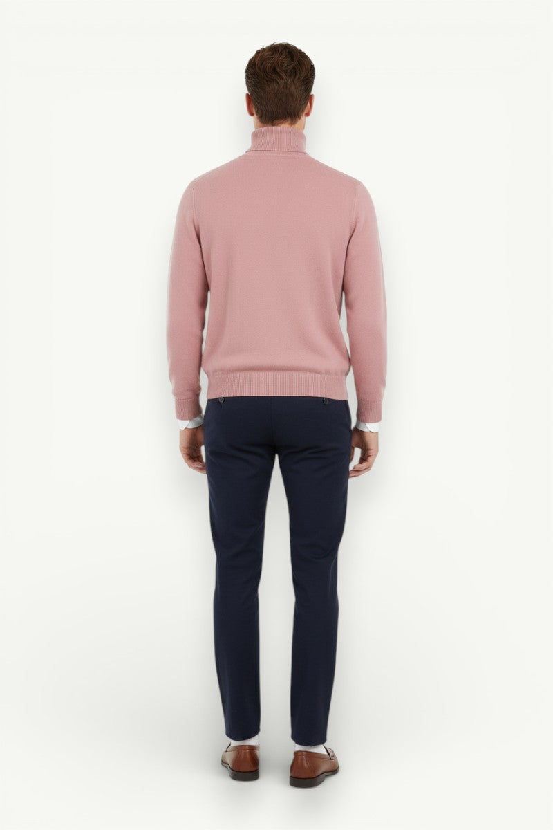 Classic Turtleneck Knit Pullover