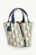 Jacquard PVC Commuter Tote Bag