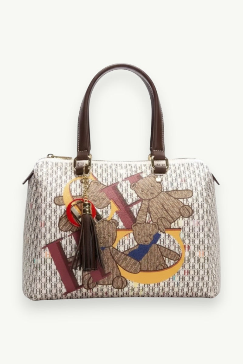 Colorful Monogram Crossbody Tote