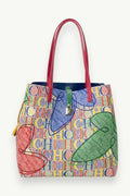 Letter-Print Large Capacity Shoulder Bag