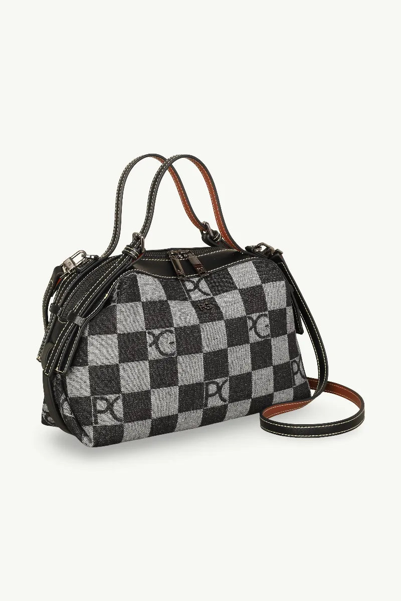 Geometric Bucket Shoulder Bag