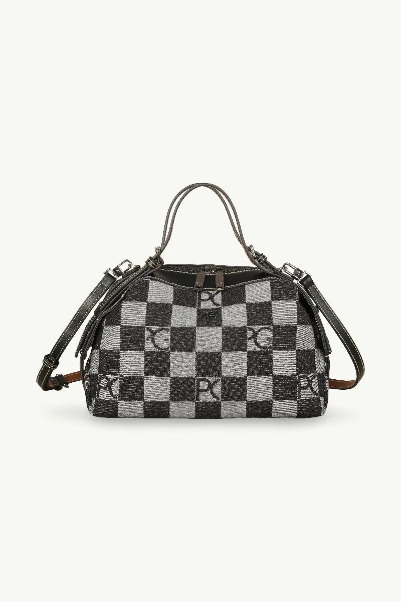 Geometric Bucket Shoulder Bag