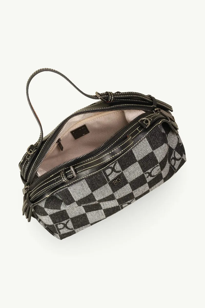 Geometric Bucket Shoulder Bag
