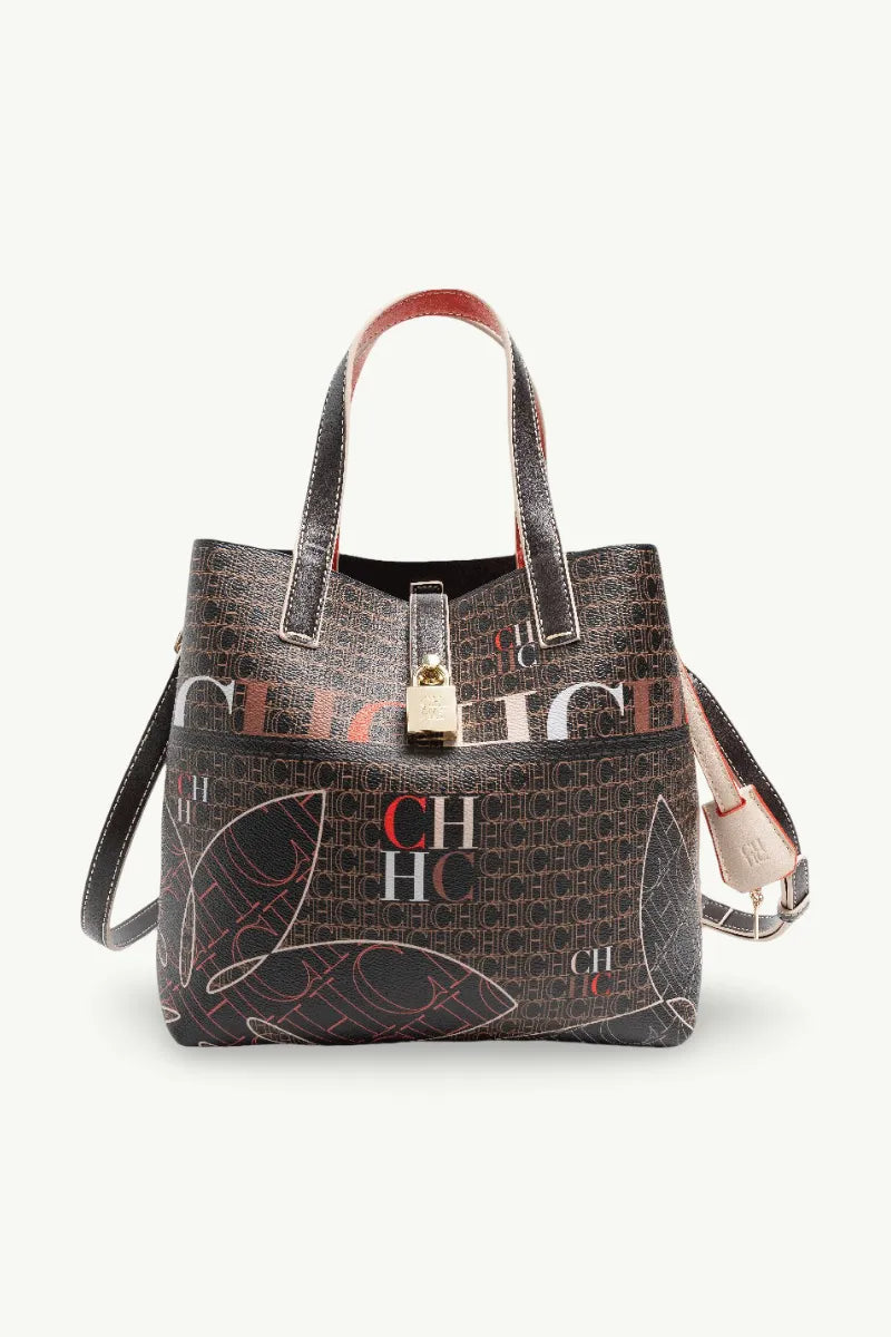 Floral Print Large-Capacity Tote