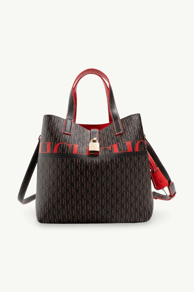 Floral Print Large-Capacity Tote