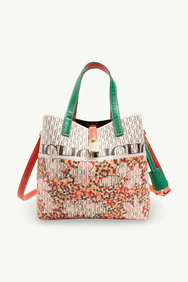 Floral Print Large-Capacity Tote