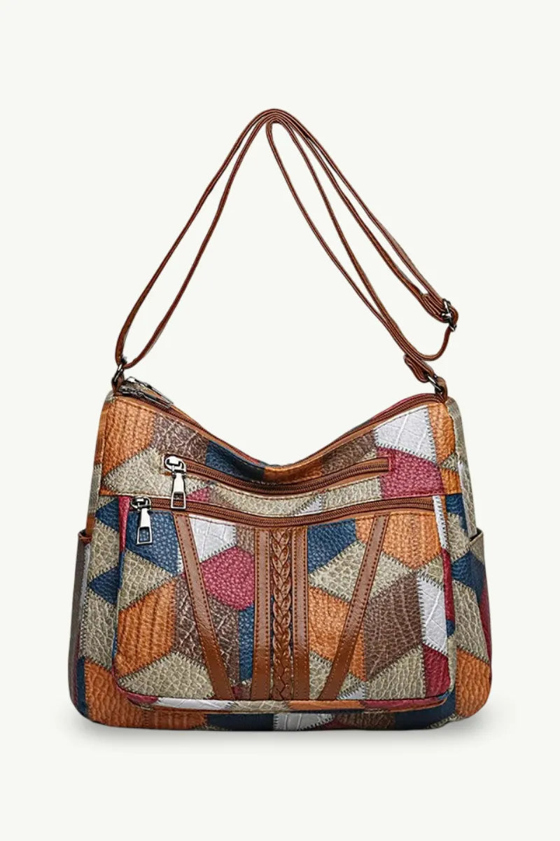 Vintage Patchwork Crossbody Bag