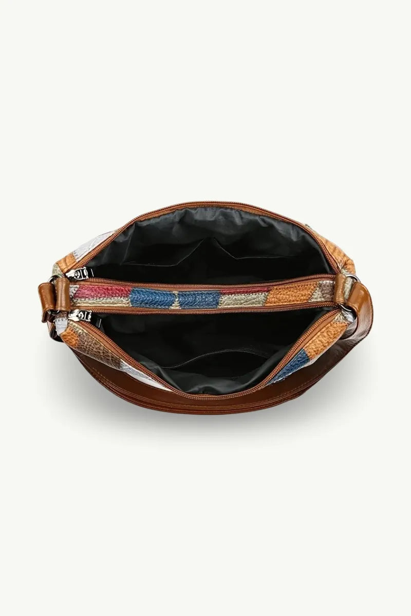 Vintage Patchwork Crossbody Bag