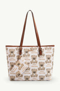 Cross-Pattern Fashion Satchel
