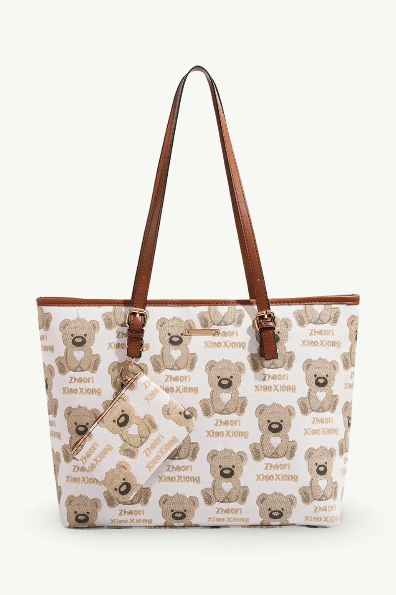 Cross-Pattern Fashion Satchel