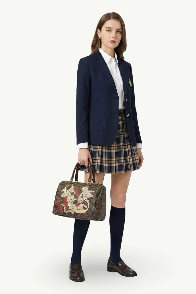 Colorful Monogram Commuter Tote