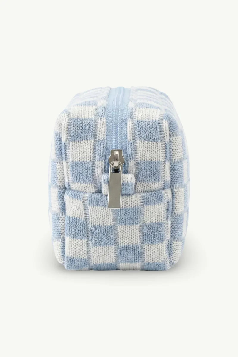 Plaid Portable Makeup Pouch