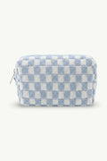 Plaid Portable Makeup Pouch