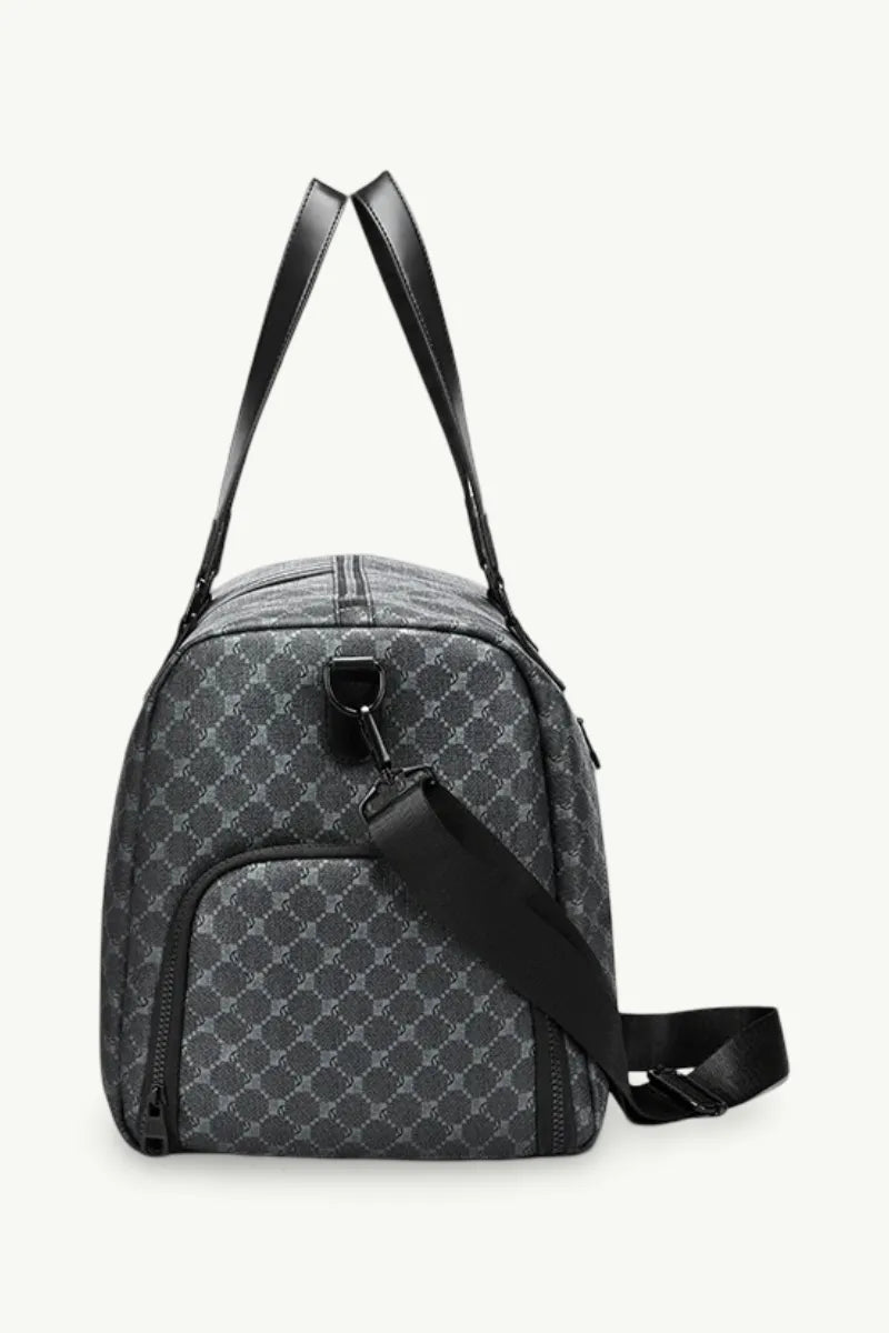 Vintage-Style Travel Duffle Bag
