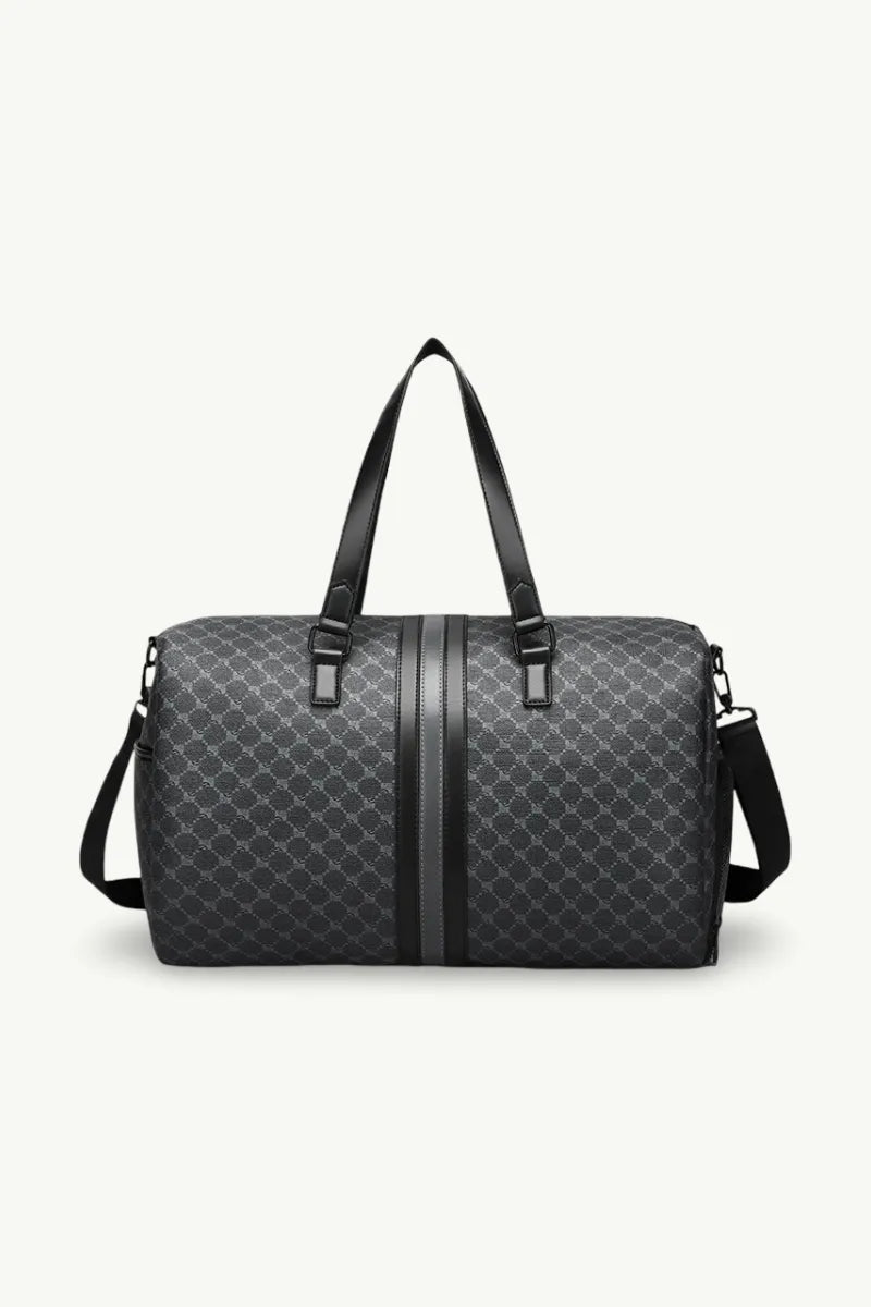 Vintage-Style Travel Duffle Bag