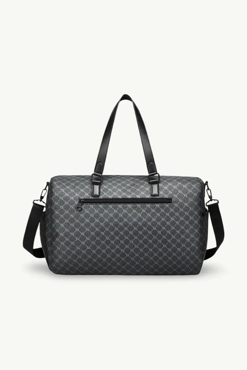 Vintage-Style Travel Duffle Bag