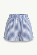 Striped Mid-Waist Beach Shorts