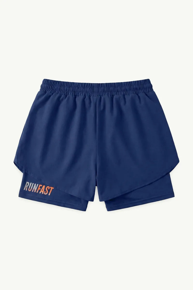 High-Rise Two-in-One Running Shorts