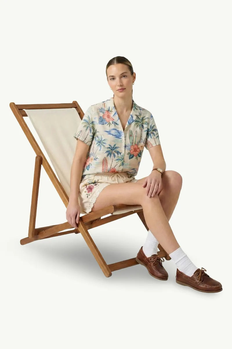 Floral Embroidery Cami & Shorts Set